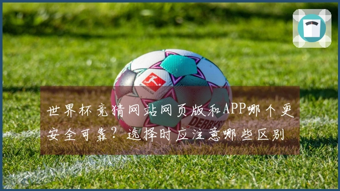 世界杯竞猜网站网页版和APP哪个更安全可靠？选择时应注意哪些区别和判断标准